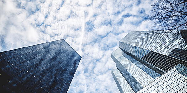 Skyscrapers from below